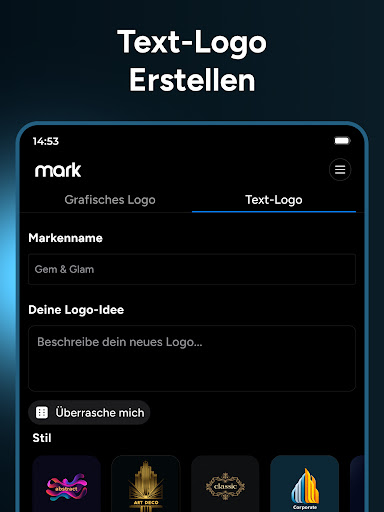 AI Logo Generator - Mark Bildschirmfoto 21