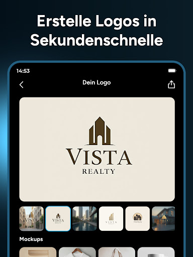 AI Logo Generator - Mark Bildschirmfoto 19