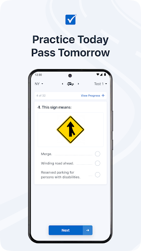 Driver Written Test: 2026 Test Bildschirmfoto 2