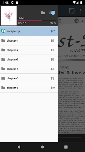 ComicScreen - PDF, ComicReader Bildschirmfoto 4