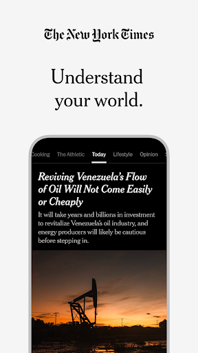 NYTimes: US and Global News Bildschirmfoto 1