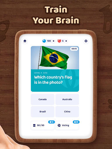 Brain Blitz Trivia－Quiz Test Bildschirmfoto 9