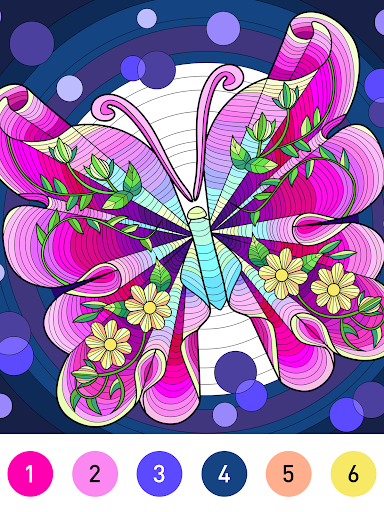 Mandala Color by Number Book Bildschirmfoto 13