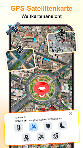 Satellitenansicht: Erdkarten Bildschirmfoto 1