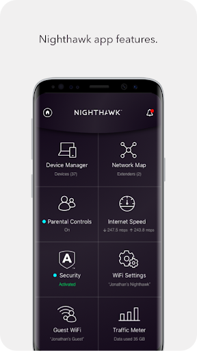 NETGEAR Nighthawk WiFi Router Bildschirmfoto 3