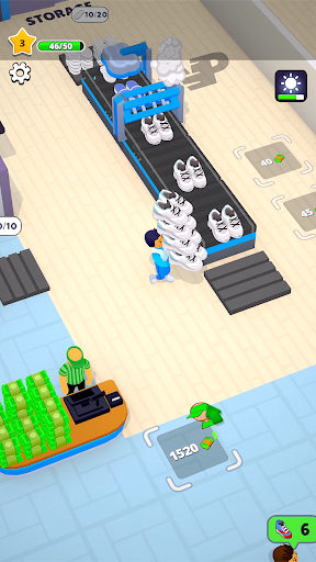 Just Step: Werkstatt-Tycoon Bildschirmfoto 1