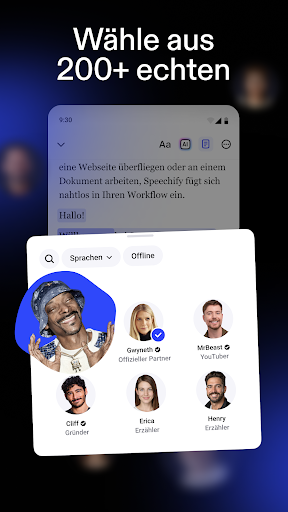 Speechify: KI-Vorlese-App Bildschirmfoto 8