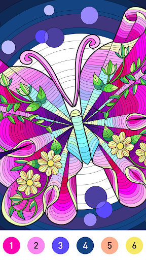 Mandala Color by Number Book Bildschirmfoto 2