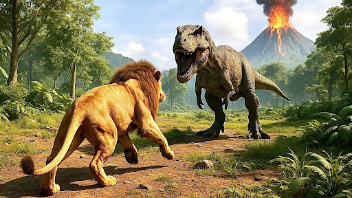 Jurassic Clash Wild Primal Sim Bildschirmfoto 1
