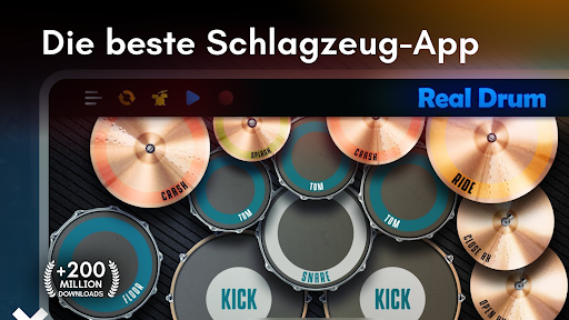 Real Drum: schlagzeug spielen Bildschirmfoto 3