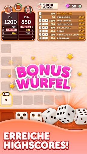 Farkle Würfelwurf Bildschirmfoto 2