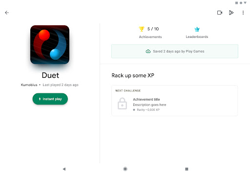 Google Play Spiele Bildschirmfoto 9