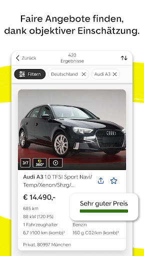 AutoScout24: Autos kaufen Bildschirmfoto 7