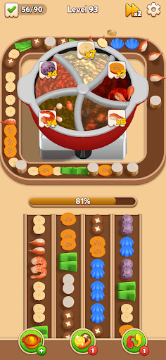 Hotpot Loop: Food Sort Bildschirmfoto 2