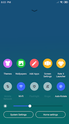 X Launcher Pro Bildschirmfoto 4