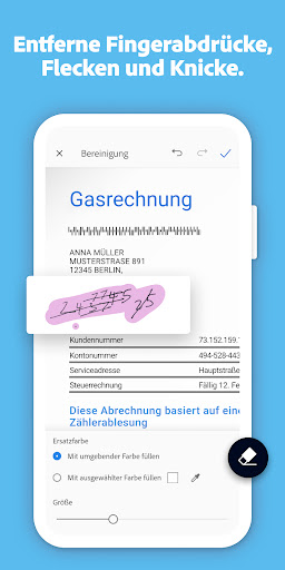 Adobe Scan KI-PDF Scanner, OCR Bildschirmfoto 8