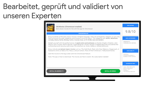 Apps für Chromecast Bildschirmfoto 10