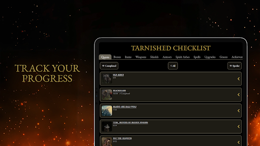 Tarnished Checklist Premium Bildschirmfoto 16
