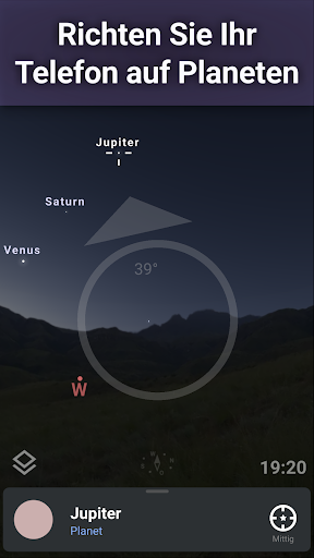 Stellarium Plus: Sternenhimmel Bildschirmfoto 1