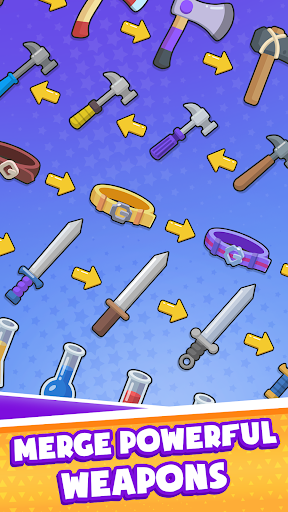 Backpack Hero: Merge Weapon Bildschirmfoto 4