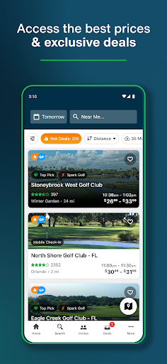 GolfNow: Golf Tee Times Bildschirmfoto 5