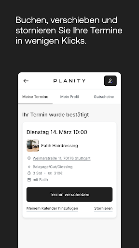 Planity Bildschirmfoto 1