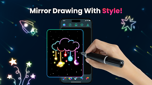 Magic Doodle: Glow Art Drawing Bildschirmfoto 5