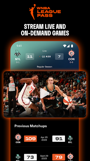 WNBA - Live Games & Scores Bildschirmfoto 15