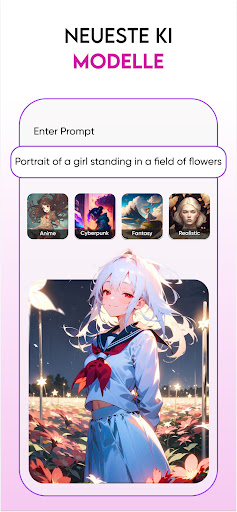 Genie: Anime-KI-Kunstgenerator Bildschirmfoto 1