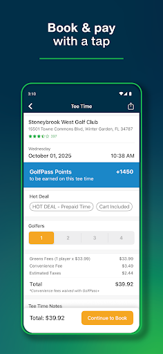 GolfNow: Golf Tee Times Bildschirmfoto 4