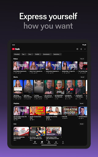 YouTube Studio Bildschirmfoto 9