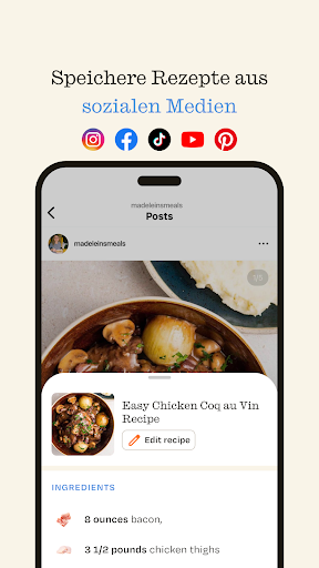 ReciMe: Rezeptmanager Bildschirmfoto 6