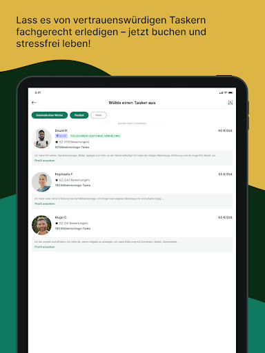 Taskrabbit - Handwerker & Mehr Bildschirmfoto 8