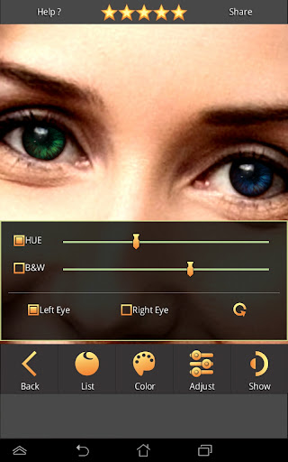 FoxEyes - Change Eye Color Bildschirmfoto 13