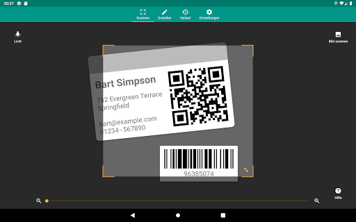 QR- & Barcode-Scanner Bildschirmfoto 4