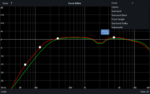 Audyssey MultEQ Editor app Bildschirmfoto 9