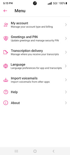 Visual Voicemail Bildschirmfoto 5