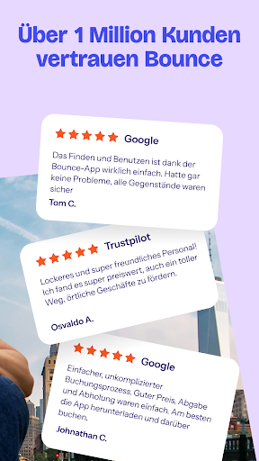 Bounce: Gepäckaufbewahrung Bildschirmfoto 3