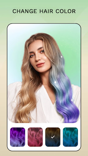 Hair Color Changer: Hairstyles Bildschirmfoto 2