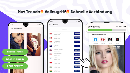 Proxy Browser Bildschirmfoto 1