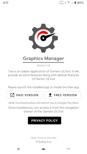 Graphics Manager : GFX Addon Bildschirmfoto 1