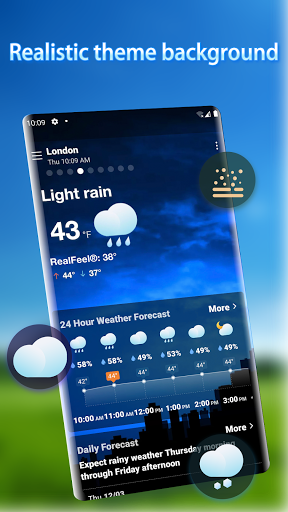 Wettervorhersage - Widget Bildschirmfoto 1
