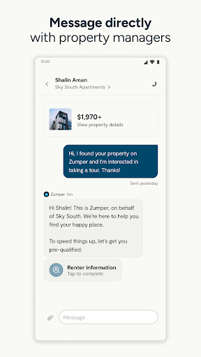 Zumper - Apartment Finder Bildschirmfoto 1