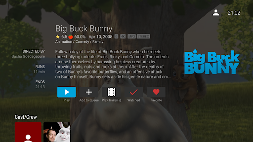 Jellyfin for Android TV Bildschirmfoto 8