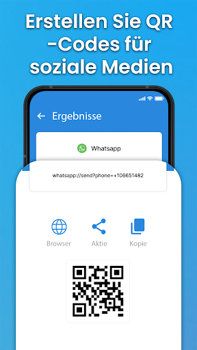 QR-Code-Scanner und –Generator Bildschirmfoto 1