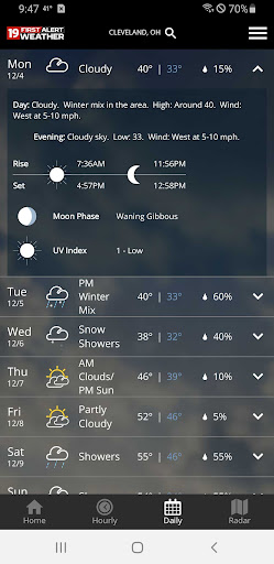 Cleveland19 FirstAlert Weather Bildschirmfoto 4