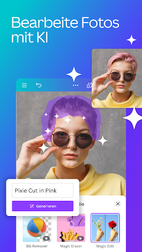 Canva: KI-Foto- & Video-Editor Bildschirmfoto 3