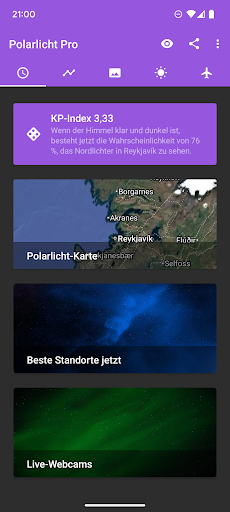 Meine Polarlicht-Vorhersage Bildschirmfoto 6