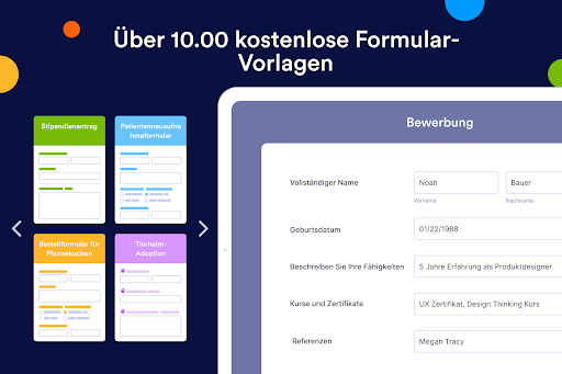 Jotform Formular & Umfrage Bildschirmfoto 6