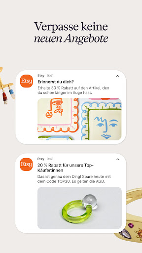 Etsy: Wohnen & Mode kaufen Bildschirmfoto 3
